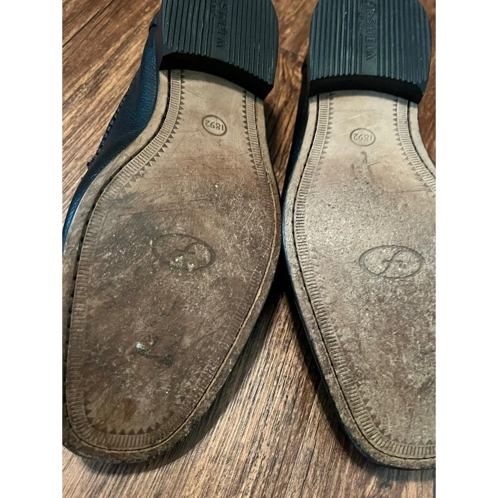 Florsheim Men's Tassel Loafers Size‎ 9 D 18577 Leather Upper/Lining Black Square
